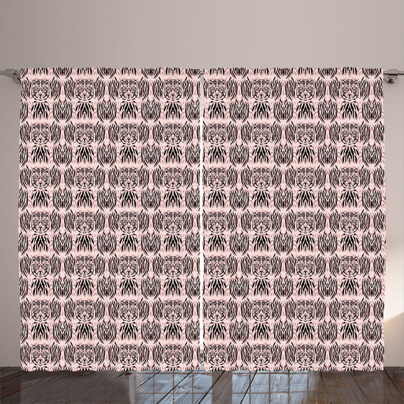 Semi Sheer Curtain Pair