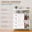 Farmhouse Storage Cabinet With 2 Doors And 4 Drawers-1577532336