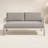 Nixon 65'' Wide Aluminum Loveseat with Cushions