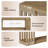 63'' Wood Entryway Bench with Storage