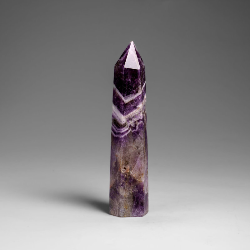 Chevron poli améthyste pointe du Brésil (77,2 grammes)