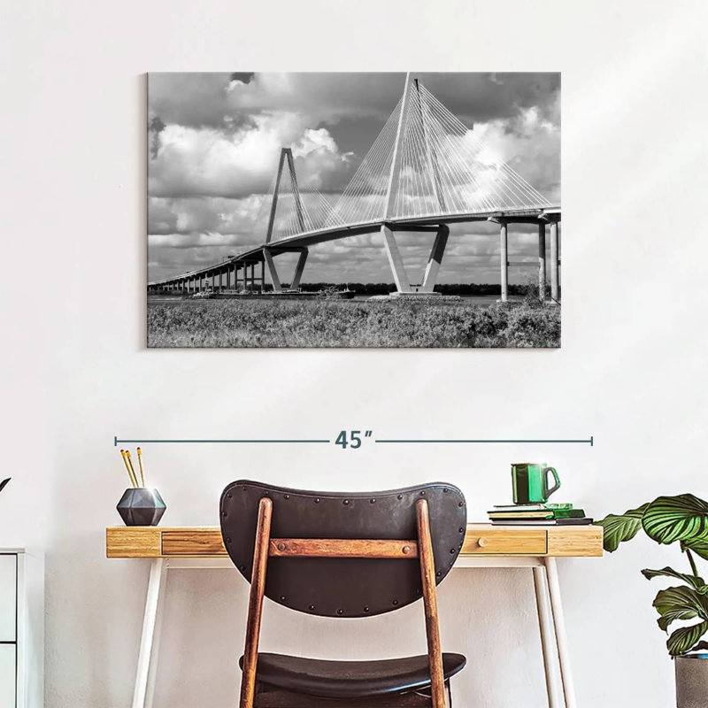 Lilie BW Cooper River Bridge, 26" H x 39" W