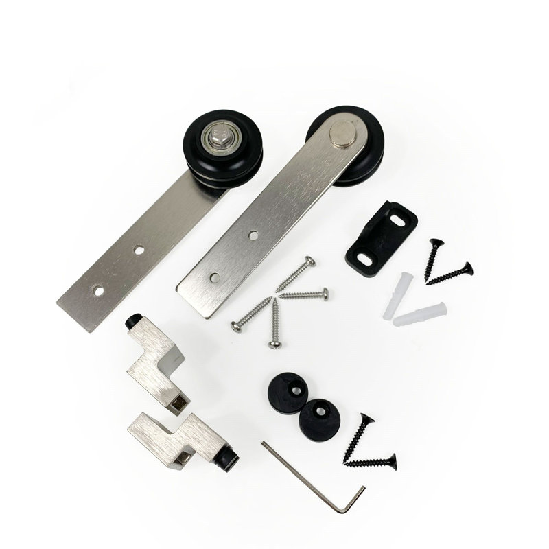 Brushed Nickel Straight Design Mini Roller Set