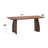 Hadasa Walnut Finish Dining Table