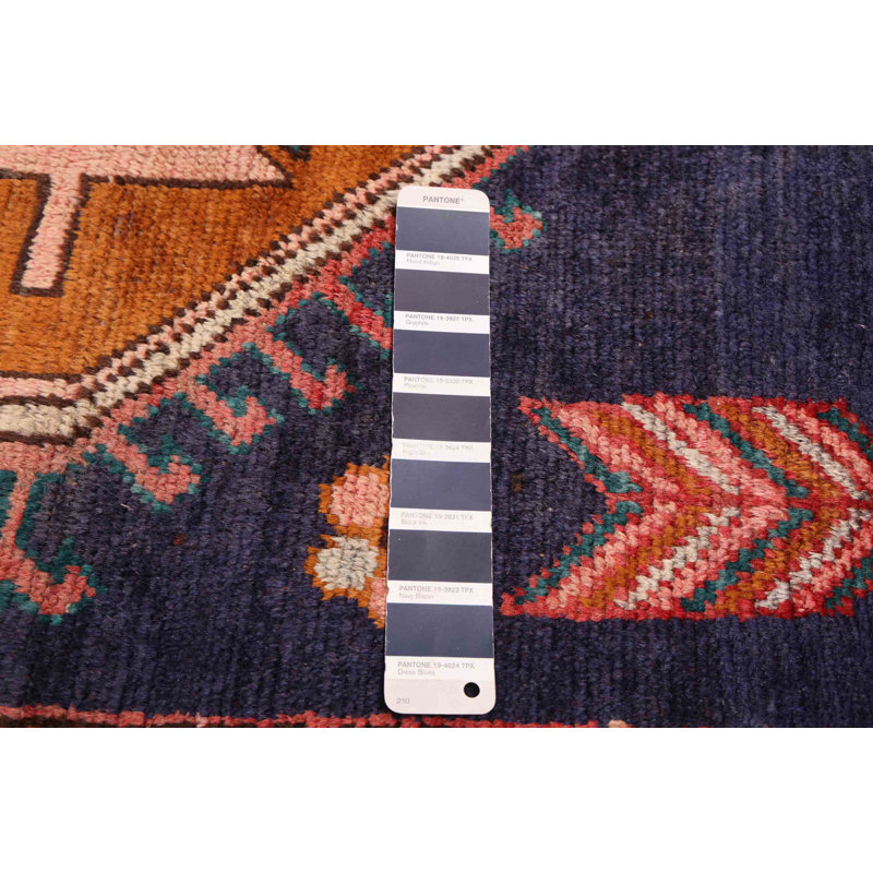 Tapis bleu marine 3 pi 2 po x 9 pi 4 po Konya Anatolian