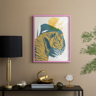 Jungle Cat I Framed Print - Solid Wood