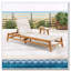 Chaise longue d'extérieur en corde, structure en bois d'acacia avec dossier réglable-1921789212