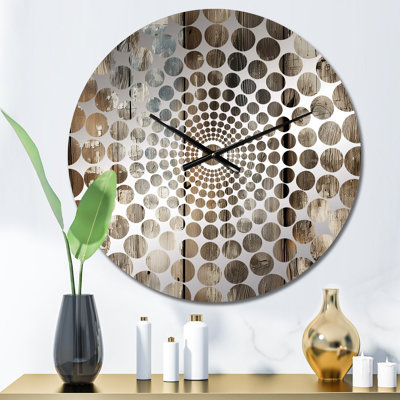 Horloge murale rustique