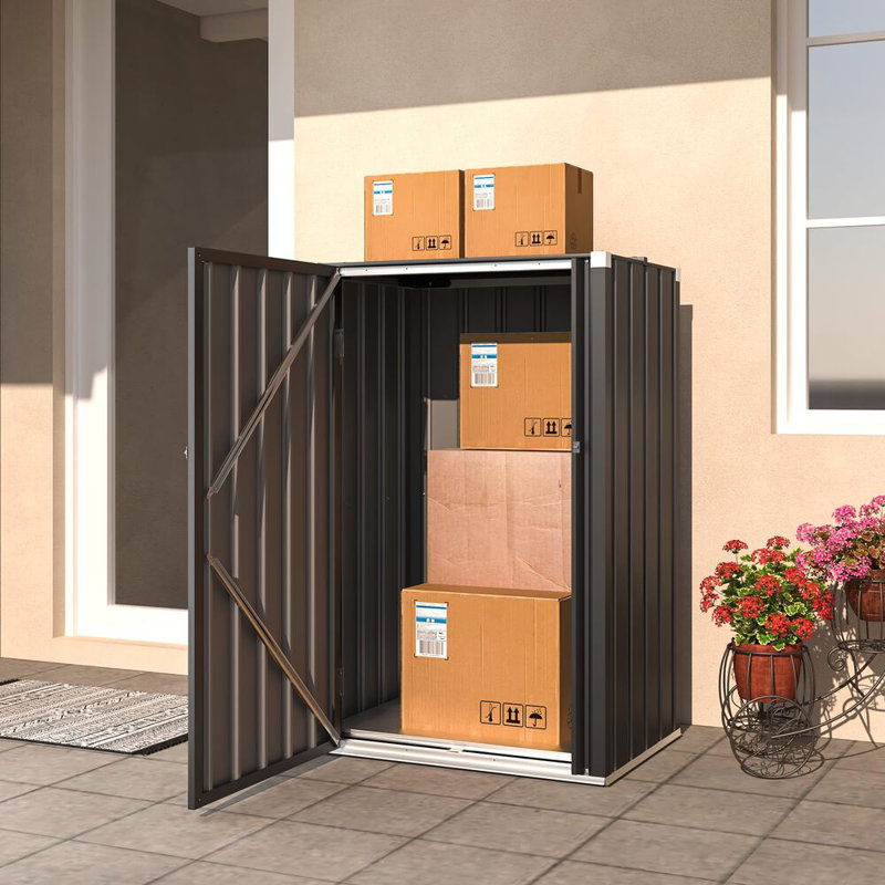 Armoire de rangement d'extérieur résistante aux intempéries et boîtes de livraison de colis
