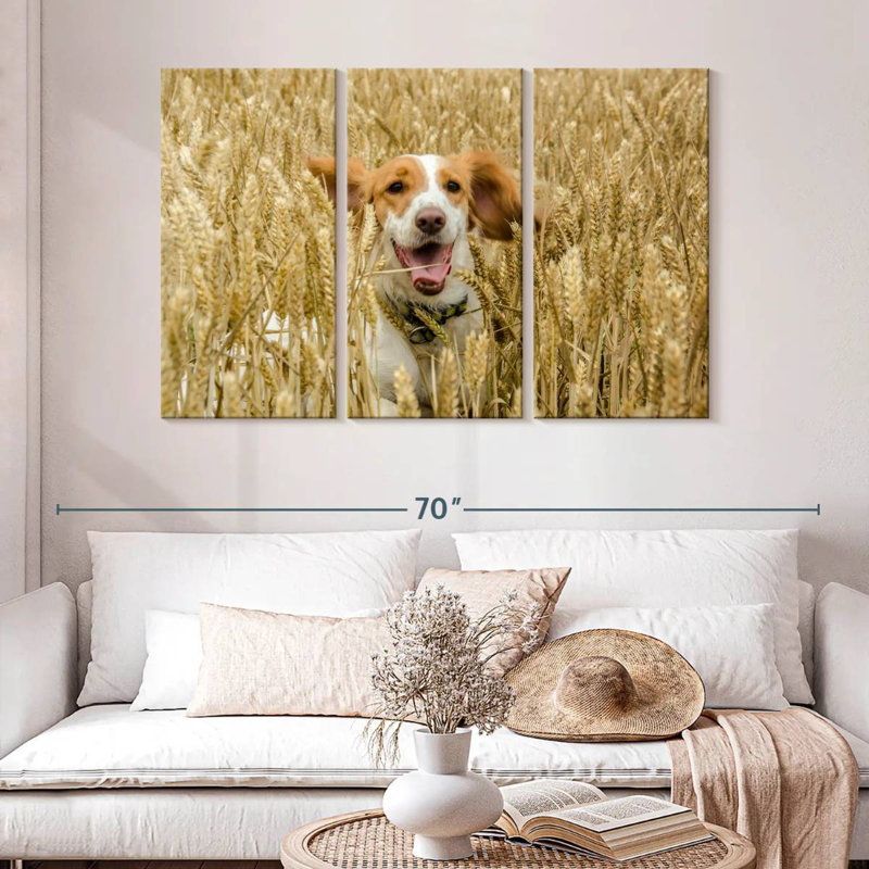 Brampt Happy Cocker Spaniel, 32" H x 50" W