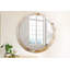 Huldar Glass Flat Wall Mirror