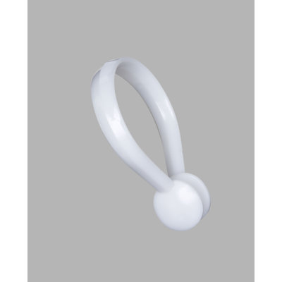 Plastic Rust Resistant Shower Curtain Hook