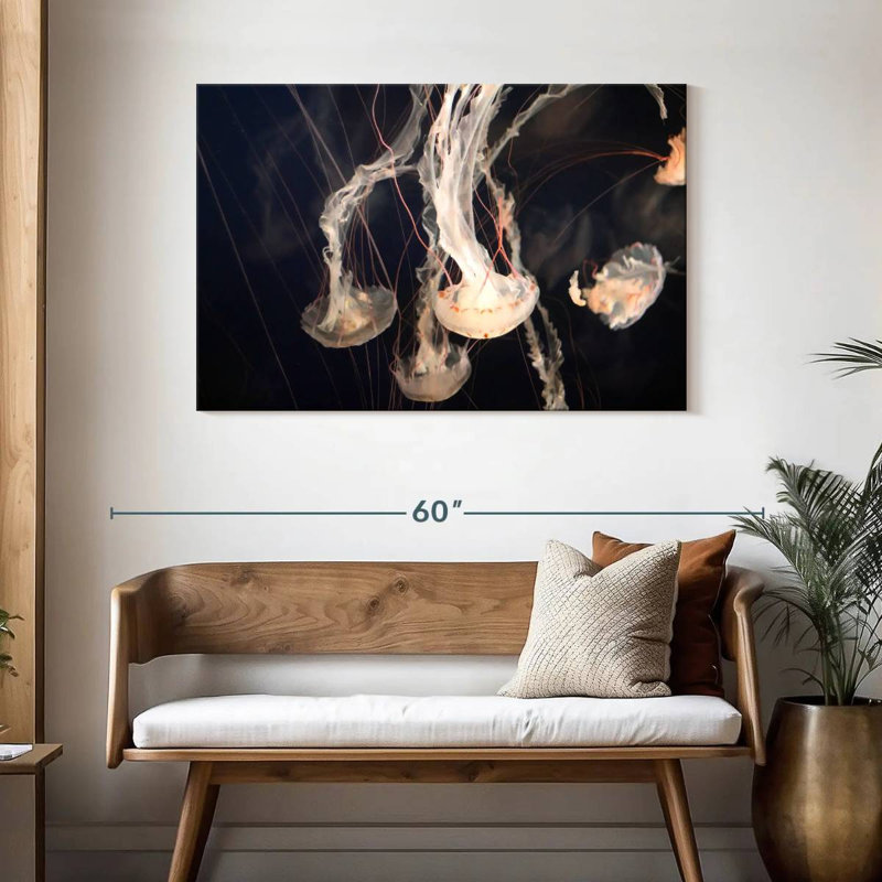 Brampt Light Of Jellyfish, 30" H x 45" W