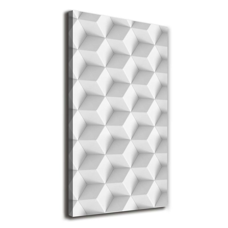 3D Abstraction - Wrapped Canvas Print