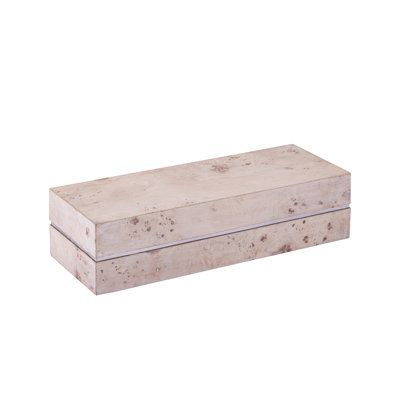 Boîte Salem - Long bois de ronce blanc