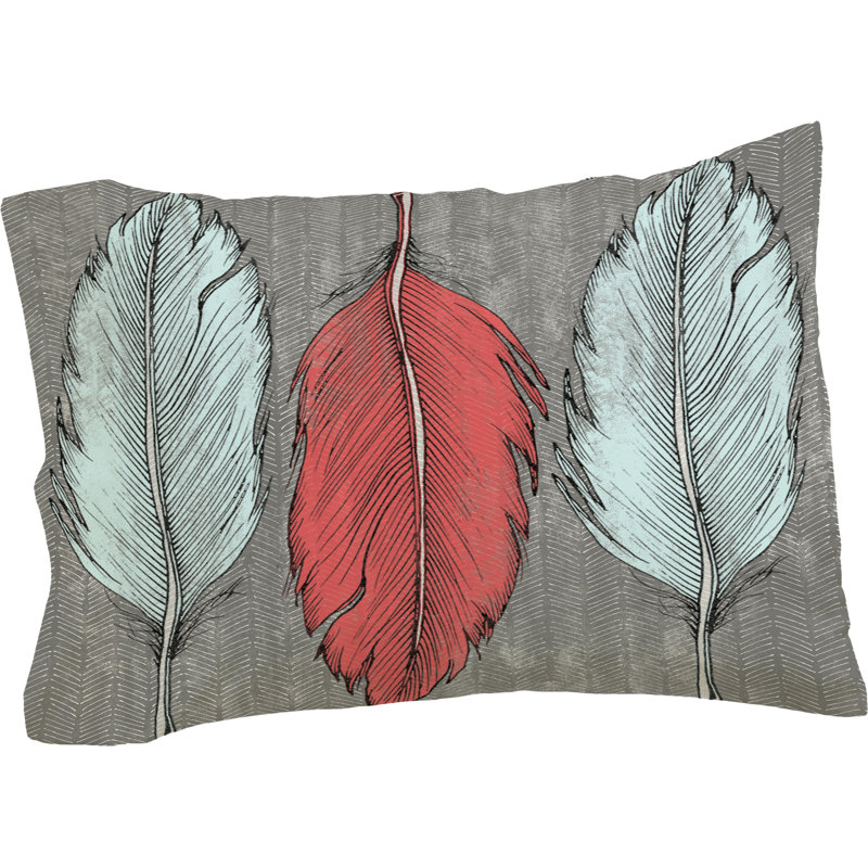 Housse de coussin en plumes wesley oiseau