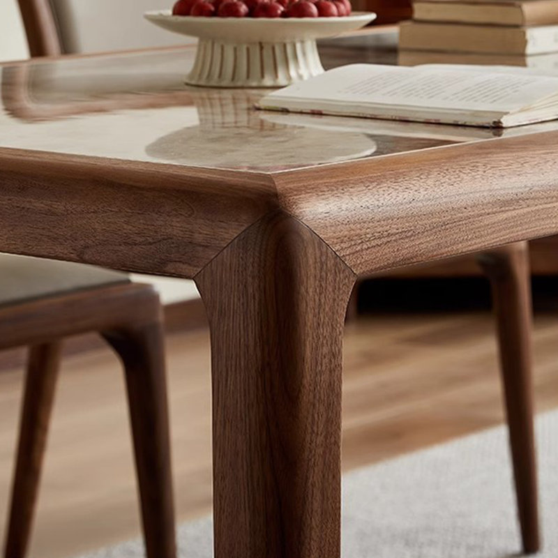 Simple style rectangular dining table, 29.53"H x 62.99"L x 31.5"W