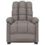Fauteuil de massage en tissu taupe VidaXL-588492829