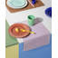 Rhombe Color Cotton Herringbone Rectangle Placemat-318320107