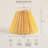 Handcrafted Meadow Striped Cotton Yellow Lampshade