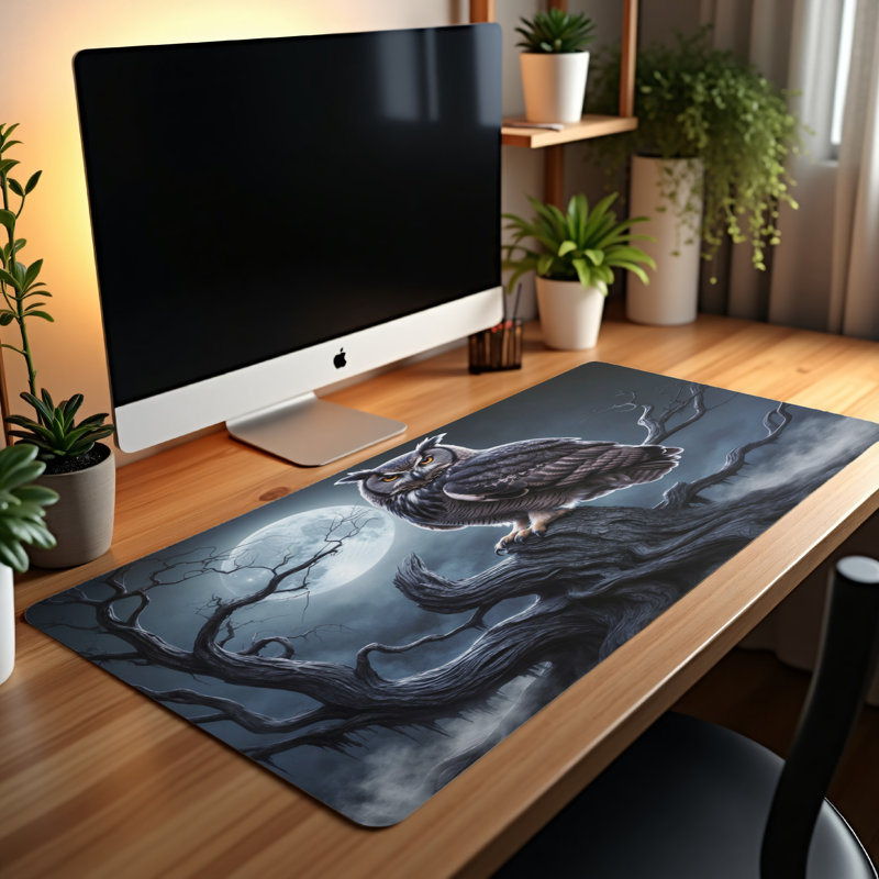 Polyester Desk Pad, 14.4x12.1