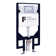 Dakota In-Wall Toilet Combo Set -  Toilet Bowl With Soft-Close Seat,  Tank And Carrier System (2 X 4 Studs), Push Buttons  Included.