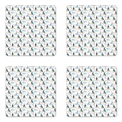 Square 4 Piece Coaster Set