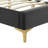 Modway Leah Chevron Tufted Performance Velvet Platform Bed-1289314025-1289314035