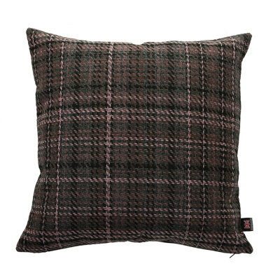 Deemer Plaid Square Throw Cushion