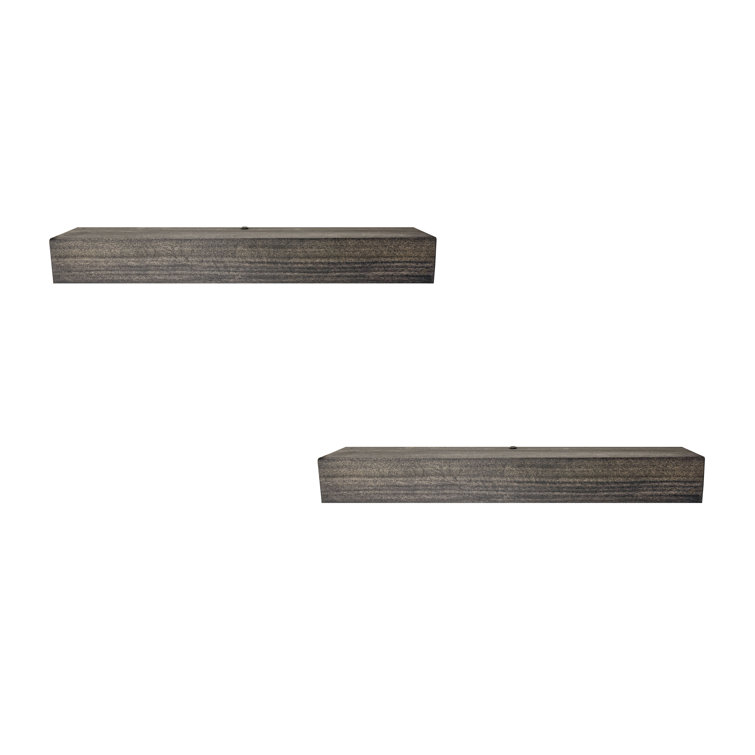 Rayne Poplar Floating Shelves