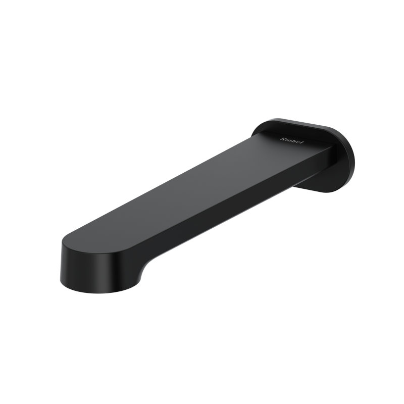 Nibi Wall Mount Tub Spout, Black