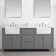 Giffords 72'' Double Bathroom Vanity with Engineered Stone Top
