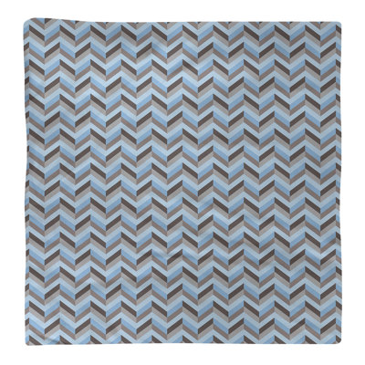 Serviette en coton chevron