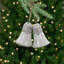 Embossed Christmas Bell Ornaments - 6" - Set Of 2-362192792