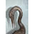 Crane Head Down Bronze Fountain Statue - Symbol of Peace for Garden & Patio Decor, 10"L x 9"W x 44"H