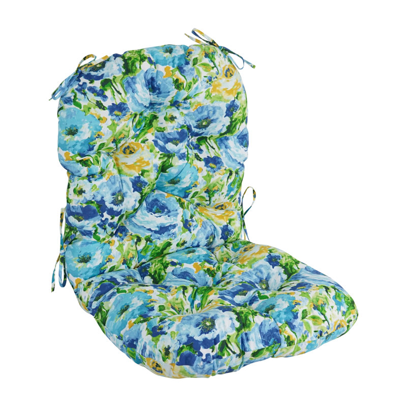 Outdoor 6'' Seat / Back Cushion, Lesadra Sunblue