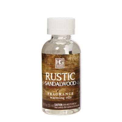 Hosley Rustic Sandalwood Highly Scented Warming Oils for Meditation, Yoga, Spa Highly Scented Fragrance Oils for Home 55 ml Bottles Pack of 5