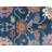 Blue Hand Knotted Wool Area Rug