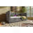 Upholstered Twin Size Daybed, Hydraulic Storage Twin Bed Frame With USB & Type-C Charging, Bed Frame With Wooden Slats And Tufted Sofa Back, Velvet (Without Mattress)-2129645348