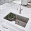 Évier de cuisine à simple cuve en granite avec crépine Precis L 32 po x l 19 po Precis-22743007