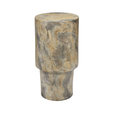 St. Germain Drink Table, Marbled Beige