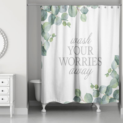 Wash Your Worries Away Shower Curtain