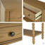 Commode d'appoint 2 tiroirs Naturel Voir ci-dessous