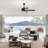 Louvinia 25.98'' Ceiling Fan with Light Kit