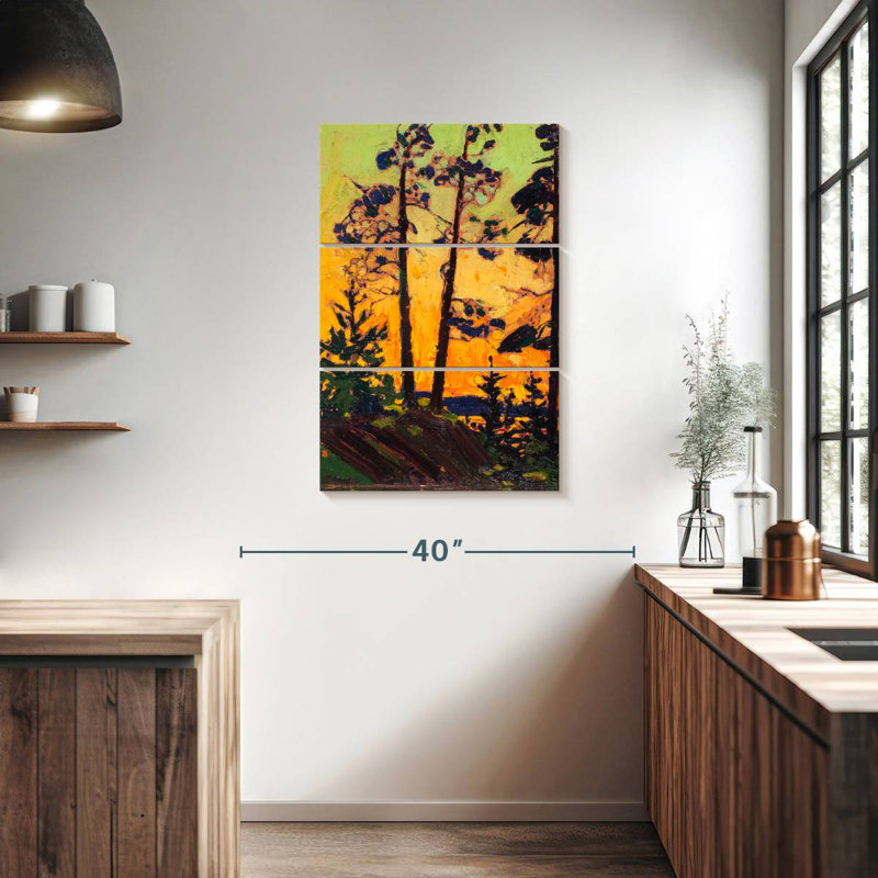 Pin Harnek au coucher du soleil, H 38 po x l 24 po