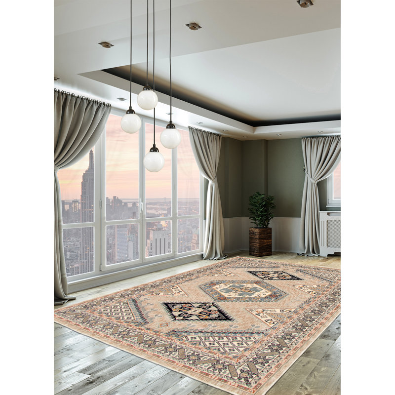 Oriental Indoor Rug, Rectangle 7'10" x 10'2"