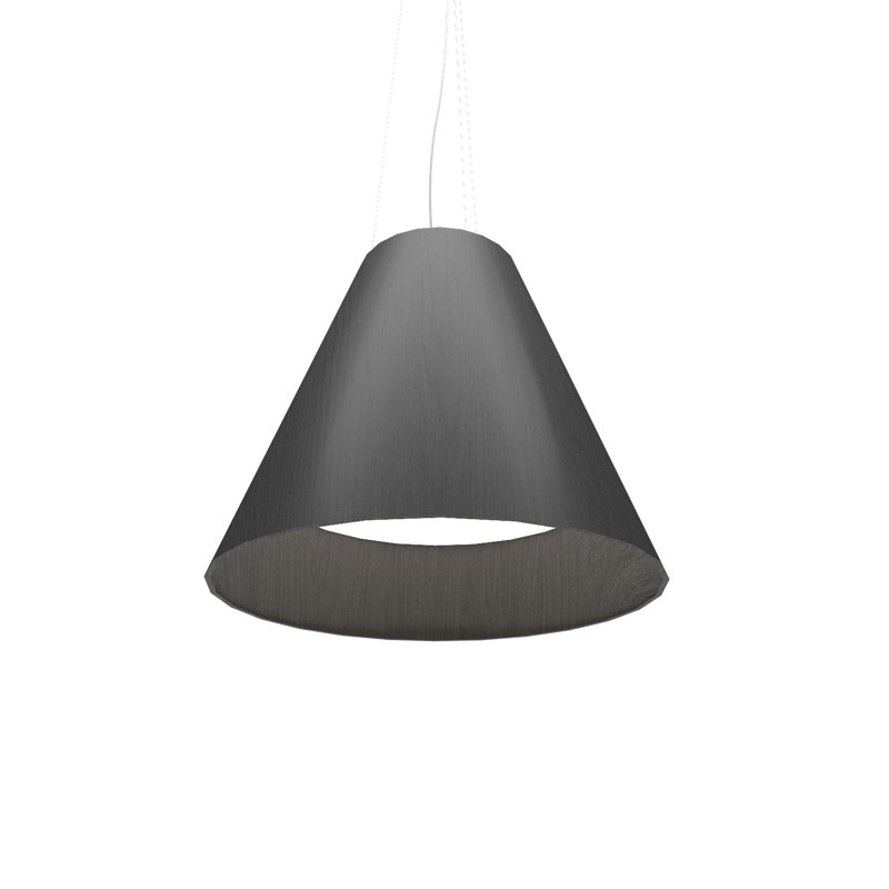 1 - Light LED Pendant, Organic Gray