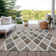 Maliana Flatweave Washable Geometric Indoor / Outdoor Rug