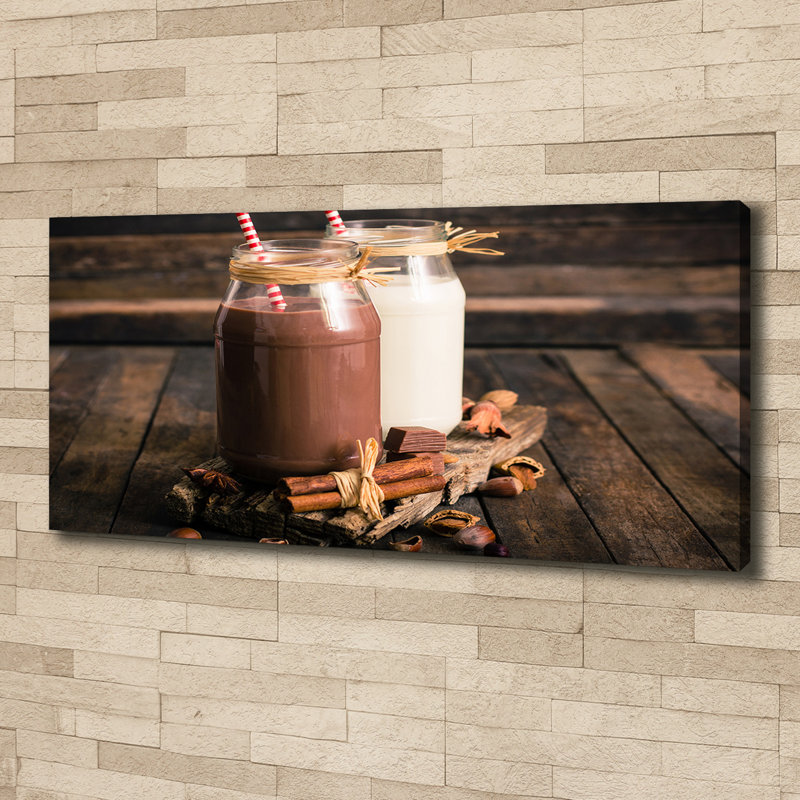 Cocktails In Jars - Wrapped Canvas Print