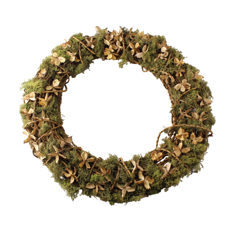 Dried Moss 53cm Wreath